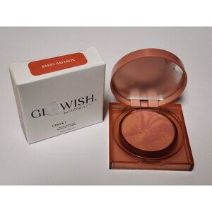 HUDA Beauty Glowish Cheeky Vegan Blush Powder Sassy Saffron 2.5g